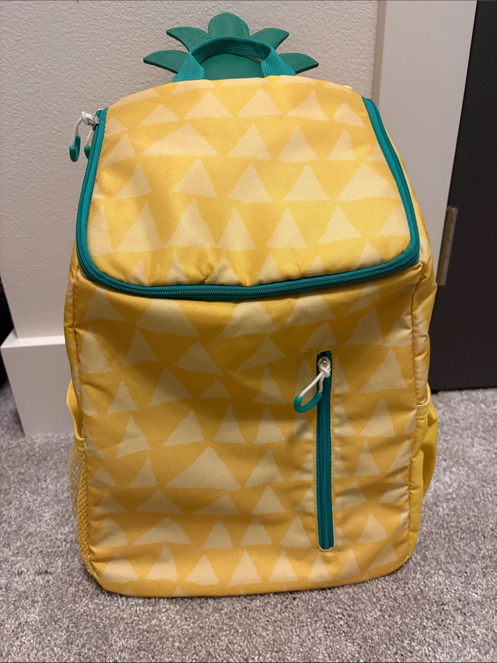 Yellow Pineapple Backpack Cooler